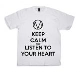 Camisa Keep Calm and Listen To Your Heart