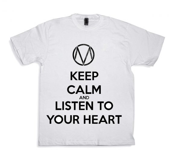 Camisa Keep Calm and Listen To Your Heart