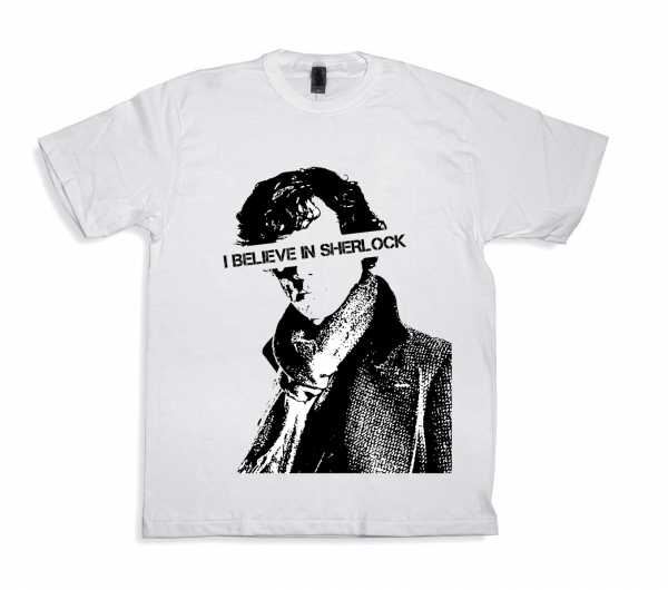 Camisa I Believe in Sherlock Holmes (MODELO 1)